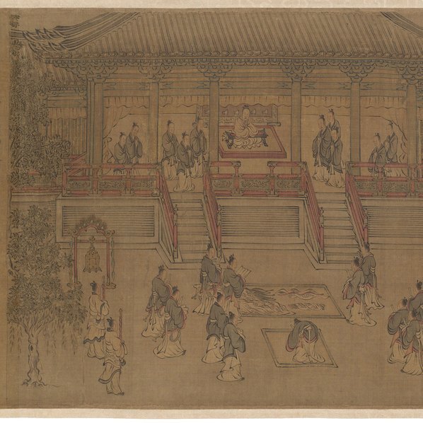 宋_马和之_小雅南有嘉鱼篇书画卷_全卷_绢本_波士_(64077×3189 – 300dpi)(图4)