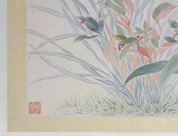 清_恽寿平_山水花鸟图册之兰花蝴蝶_(4870×3728 – 300dpi)(图4)
