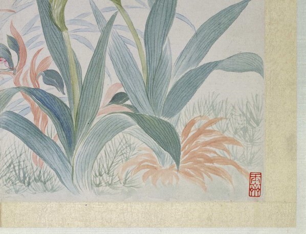 清_恽寿平_山水花鸟图册之兰花蝴蝶_(4870×3728 – 300dpi)(图5)