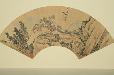 明_沈周_扇面_11_(4186×2791 – 300dpi)(图1)