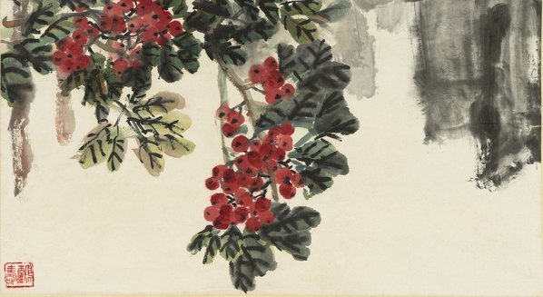 近代_吴昌硕_错落珊瑚枝图_纸本_(5668×12380 – 72dpi)(图5)