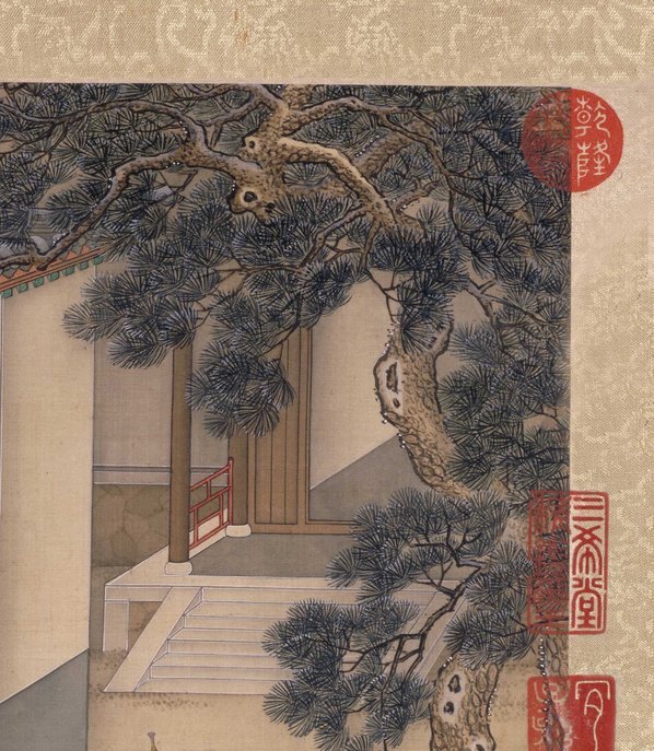 清_陈枚_月曼清游图册_踏雪寻_(5000×5745 – 300dpi)(图3)