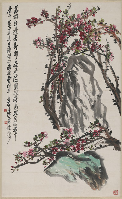 近代_曹用平_杏花图_(8302×13468 – 72dpi)(图1)
