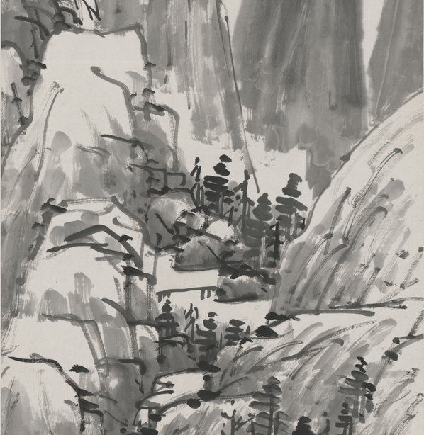 近代_陈师曾_水墨山水图轴_(3850×15819 – 72dpi)(图3)