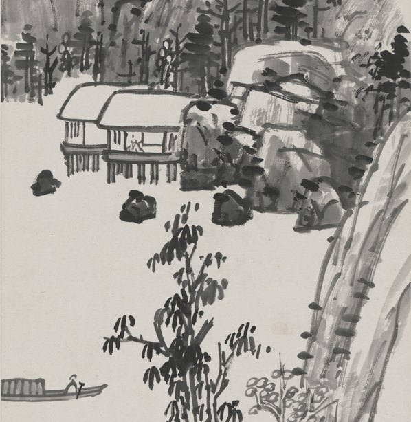 近代_陈师曾_水墨山水图轴_(3850×15819 – 72dpi)(图4)