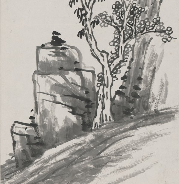近代_陈师曾_水墨山水图轴_(3850×15819 – 72dpi)(图5)