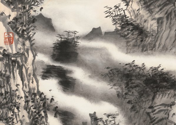 近代_陈平_山水3_(3945×2815 – 72dpi)(图2)