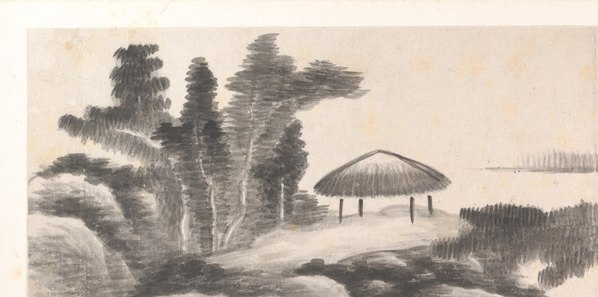 清_龚贤_十二月令山水册页_G3_(6039×3000 – 300dpi)(图2)