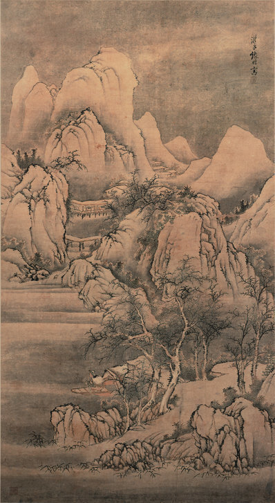 宋_佚名_雪景图_纸本_(6299×11500 – 300dpi)(图1)