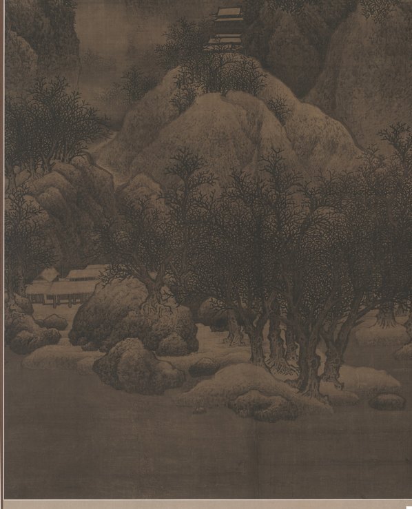 宋_范宽_雪景寒林图_旧_(14173×17511 – 450dpi)(图4)