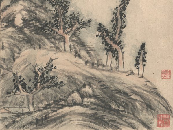 清_八大山人_天光云景图册_4_(5638×4252 – 400dpi)(图5)