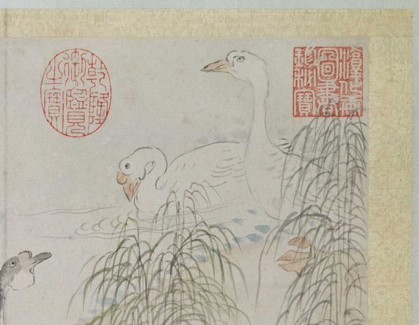 清_恽寿平_山水花鸟图册之群_(4870×3782 – 300dpi)(图3)