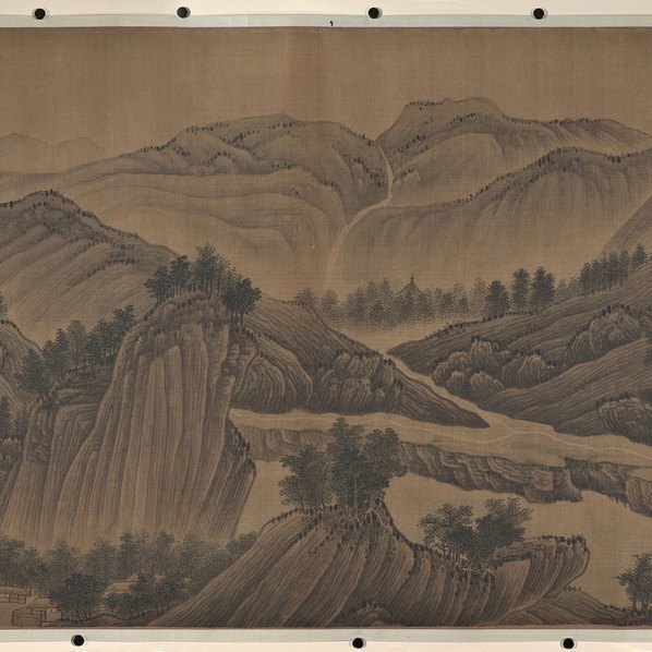 明_佚名_会稽山图手卷_全卷_绢本_(90311×5811 – 300dpi)(图3)