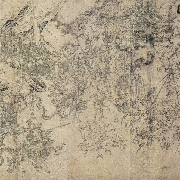 元_朱玉_揭钵图卷_纸本_(15711×4000 – 300dpi)(图3)