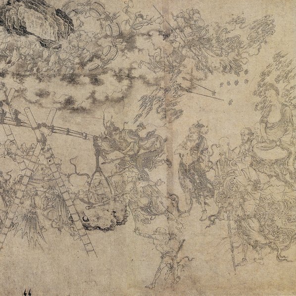 元_朱玉_揭钵图卷_纸本_(15711×4000 – 300dpi)(图4)