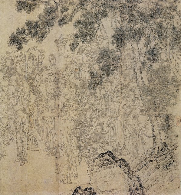 元_朱玉_揭钵图卷_纸本_(15711×4000 – 300dpi)(图5)