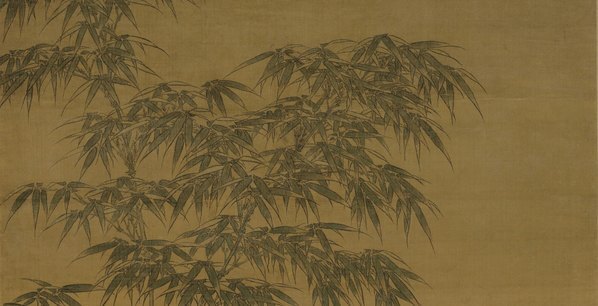 元_李衎_沐雨图轴_绢布_(6496×13319 – 300dpi)(图3)