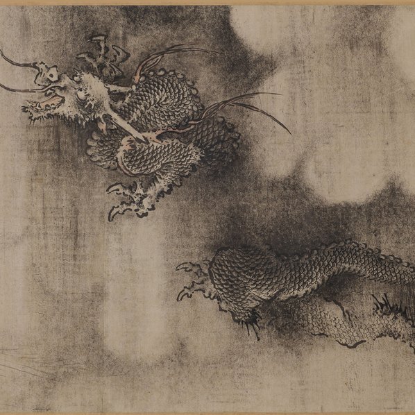 宋_陈容_九龙图卷_全卷_纸本波士_(107508×3618 – 350dpi)(图4)