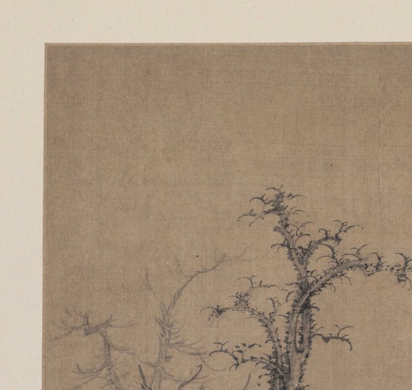 元_曹知白_寒林图_绢本_北京故_(8358×7931 – 600dpi)(图2)