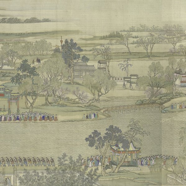 清_徐扬_乾隆南巡图大都会第_(74658×2500 – 300dpi)(图4)