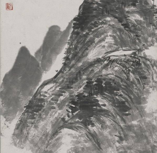近代_吴东迈_水墨山水图轴_(3976×15552 – 72dpi)(图3)
