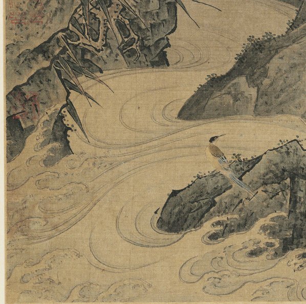 宋_佚名_画松涧山禽图_绢本_(7658×7616 – 804dpi)(图4)