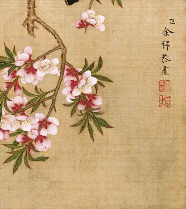清_余稚_花鸟画十二开_绢本_余稚花鸟_(3248×3642 – 250dpi)(图5)