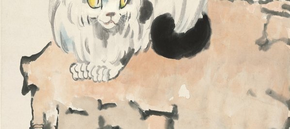 近代_徐悲鸿_猫踞图_纸本_(4548×8124 – 72dpi)(图3)
