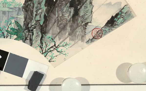 近代_白雪石_庚申_漓江归舟_扇面镜_(7164×4469 – 72dpi)(图5)