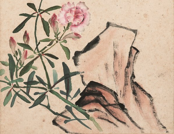 清_李鱓_花鸟册十开_4_(3467×2673 – 300dpi)(图5)