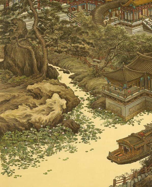 近代_张孝友_江楼夜_(9904×12161 – 72dpi)(图4)