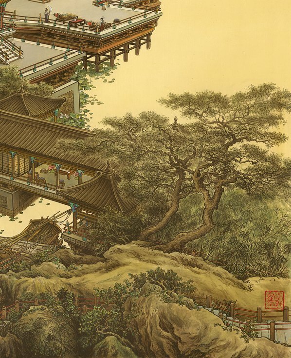近代_张孝友_江楼夜_(9904×12161 – 72dpi)(图5)