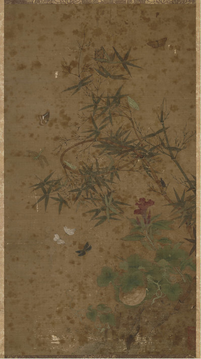 宋_赵昌_传_竹虫图轴_东京国立博物_(6622×11811 – 300dpi)(图1)