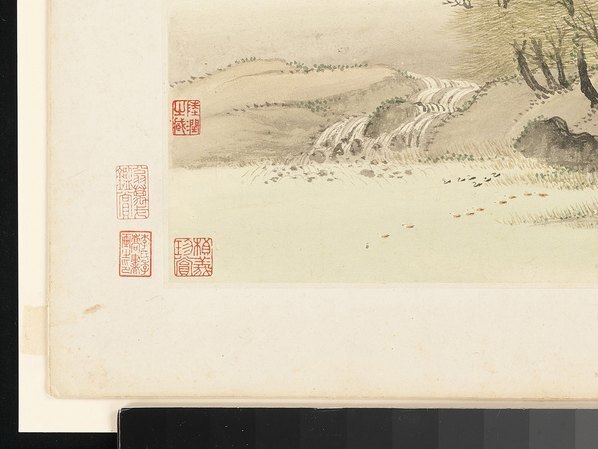清_王石谷_王翚_仿古山水册_11_(5345×4010 – 300dpi)(图4)