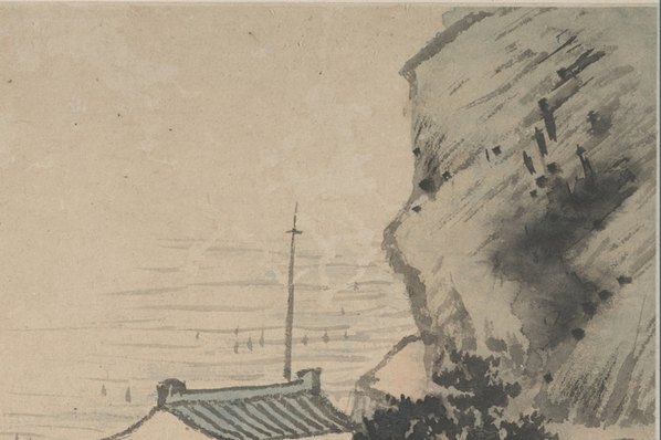 清_石涛_山水图册_开大都会博_(3875×2581 – 400dpi)(图3)