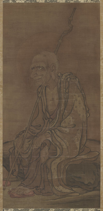 元_蔡山_罗汉图_轴绢本_东京_(7916×16191 – 300dpi)(图1)
