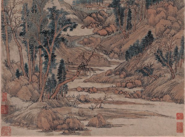清_王翚_富春大岭图_纸本_(5091×15065 – 300dpi)(图5)