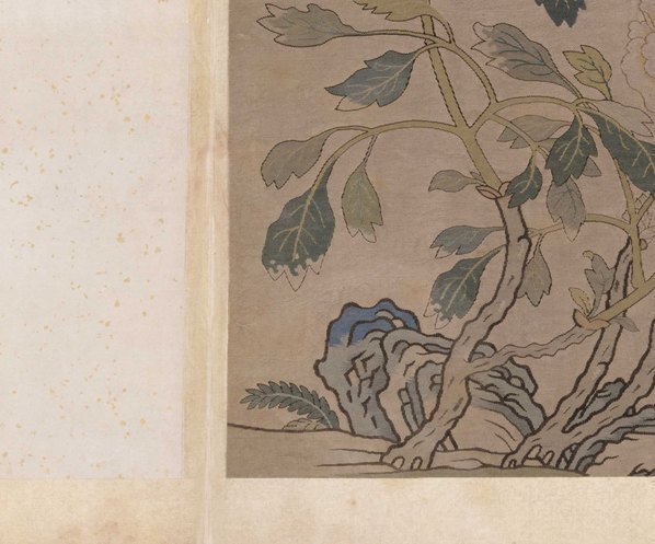 明_故宫藏织绣画_开_缂丝花卉册之牡_(5163×4292 – 300dpi)(图4)