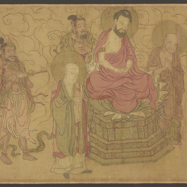 宋_赵光辅_番王礼佛图卷绢本_原_(27536×3543 – 300dpi)(图3)