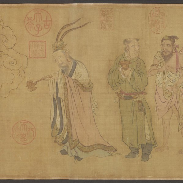 宋_赵光辅_番王礼佛图卷绢本_原_(27536×3543 – 300dpi)(图4)