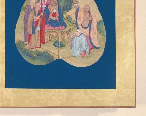 清_十八罗汉册页_菩提叶大都会_4_(5000×3985 – 300dpi)(图5)