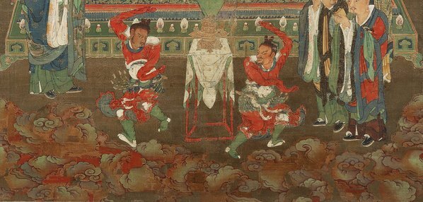 宋_陆信忠_佛涅槃图_奈良国立博_(4000×7638 – 300dpi)(图5)