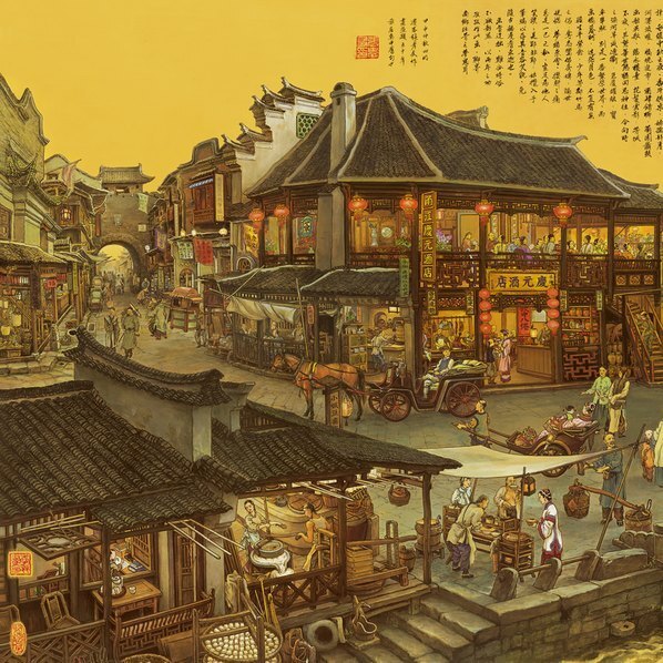 近代_张孝友_南乡旧梦_全_(51052×9980 – 72dpi)(图2)