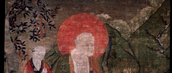 清_罗汉Arhat_Buddhist_Elder_Elders_Gopaka_布鲁克林博物馆_(5606×95(图3)