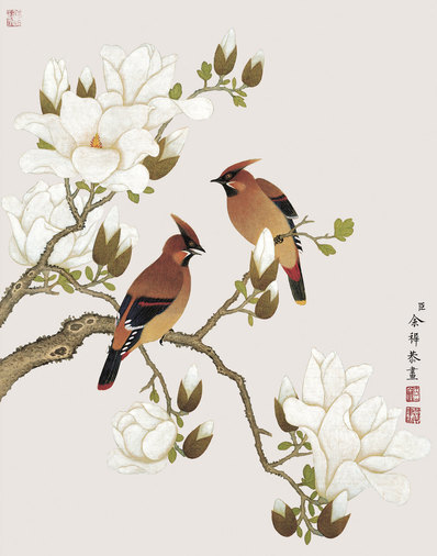 清_余挚_花鸟画_3_(3248×4134 – 150dpi)(图1)