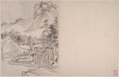 清_恽寿平_山水册大都会_5_(4600×2976 – 300dpi)(图1)