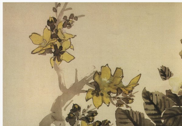清_任伯年_花卉册页_9_(3800×2630 – 300dpi)(图2)