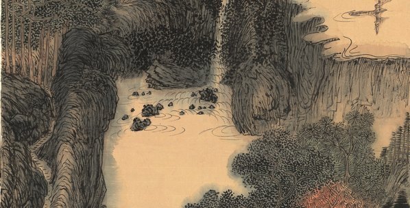 清_溥儒_山_(6500×13217 – 300dpi)(图4)