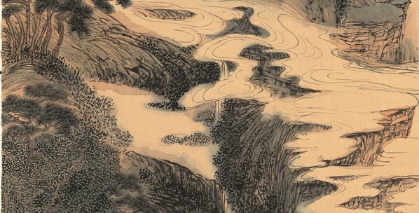 清_溥儒_山_(6500×13217 – 300dpi)(图3)