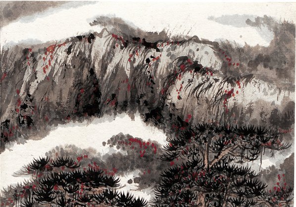 近代_陆严少_楚江巫峡半云雨_(4677×3279 – 72dpi)(图3)